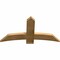 Ekena Millwork Bellingham Rough Sawn Timber Gable Bracket, Western Red Cedar, 48"W x 26"H x 2"D x 6"F, 13/12 Pitch GBW048X26X0206BEL00RWR - alternate 5